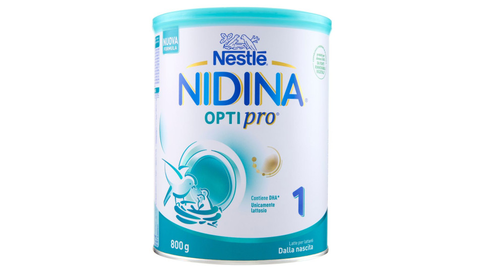NESTLÉ NIDINA 1 OPTIPRO Latte per lattanti in polvere dalla nascita latta