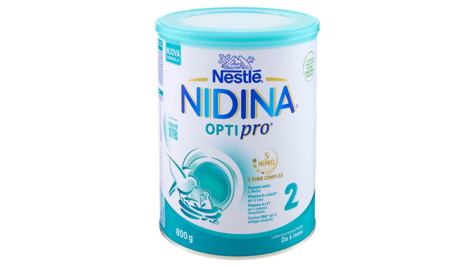 NESTLÉ NIDINA 2 OPTIPRO Latte di proseguimento in polvere da 6 mesi latta