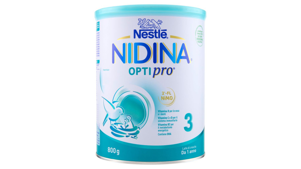 NESTLÉ NIDINA 3 OPTIPRO Latte di crescita in polvere da 1 anno latta