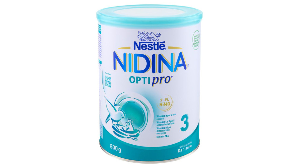 NESTLÉ NIDINA 3 OPTIPRO Latte di crescita in polvere da 1 anno latta