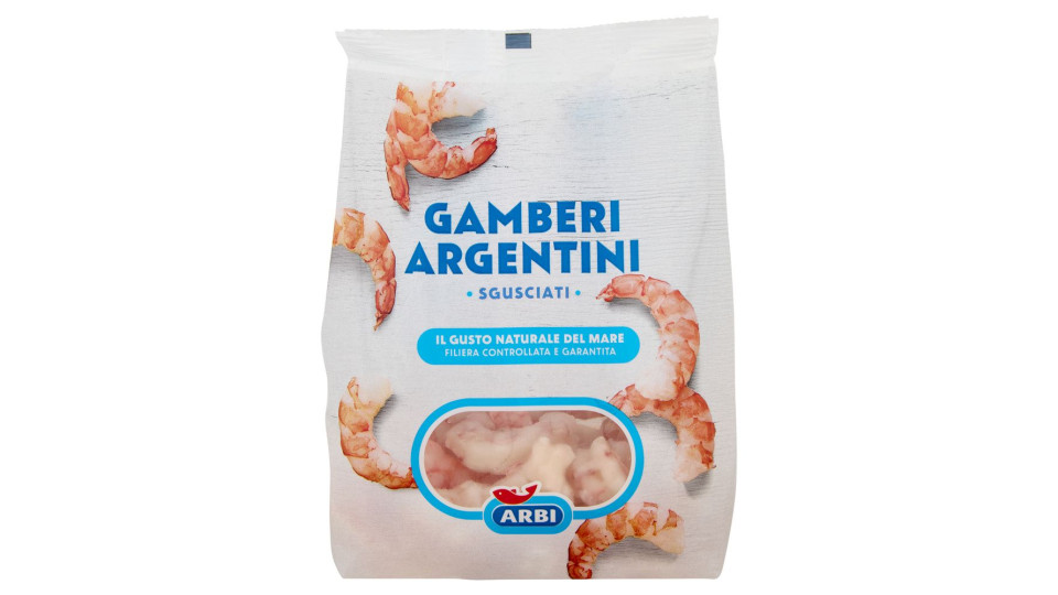 Arbi Gamberi Argentini Sgusciati Surgelati