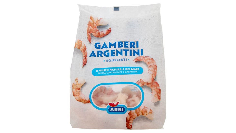 Arbi Gamberi Argentini Sgusciati Surgelati