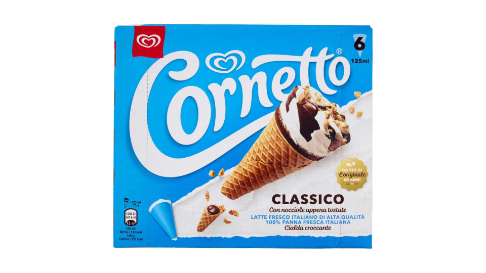 Cornetto Classico 6 pezzi