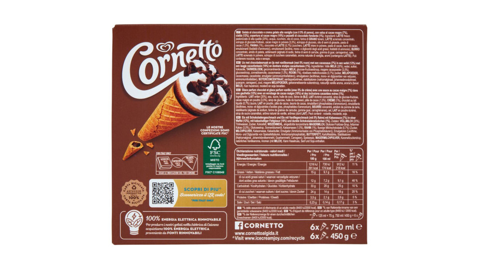 Cornetto Cioccolato 6 pezzi