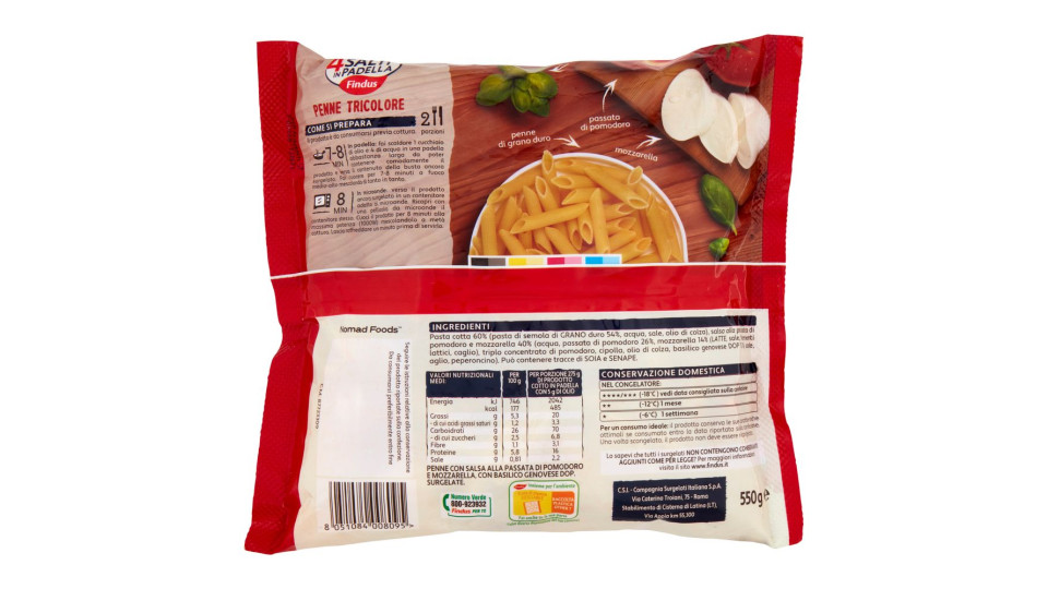 4 Salti in Padella Findus - Penne Tricolore