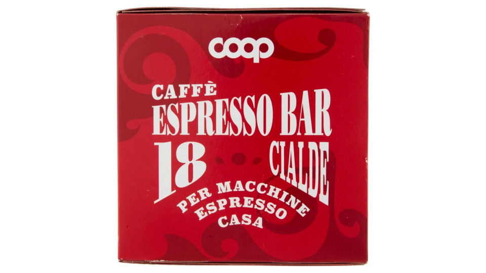 Caffè Espresso Bar 18 Cialde Monodose  per Macchine Espresso Casa