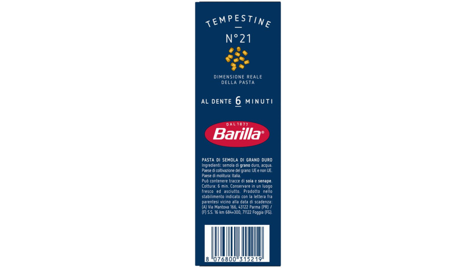 Barilla Tempestine n.21