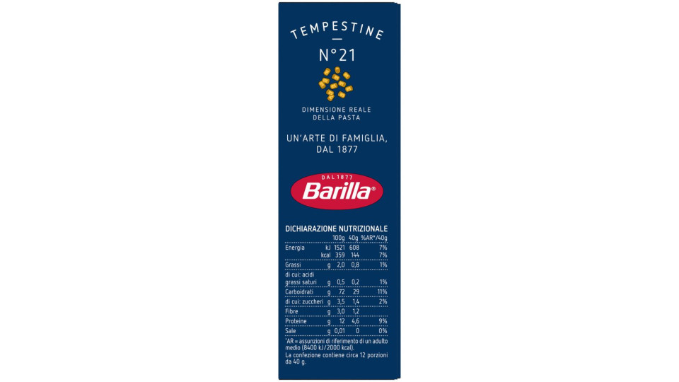 Barilla Tempestine n.21