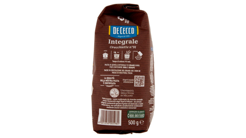 De Cecco Orecchiette n° 91 Integrali