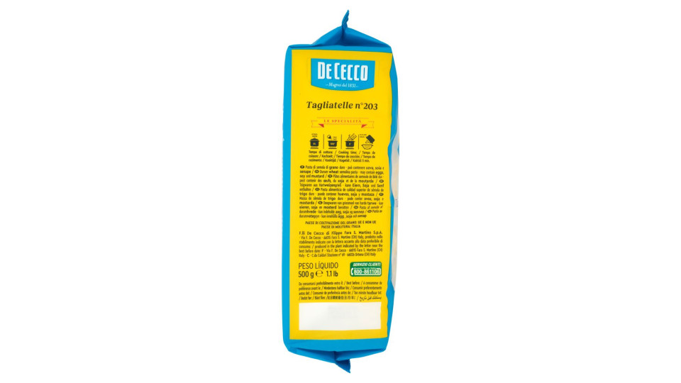 De Cecco Le Specialità Tagliatelle n° 203