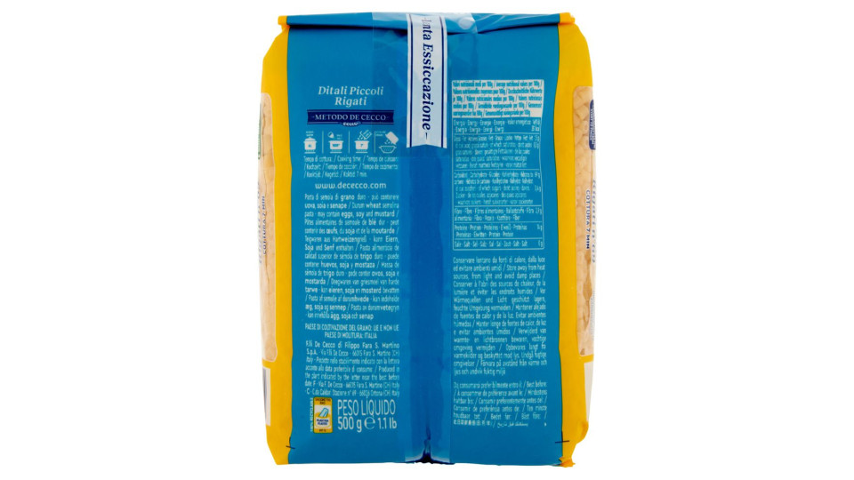 De Cecco Mezzi ditali rigati n° 159