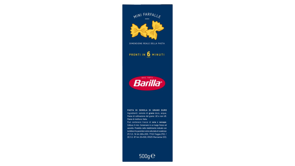 Barilla Piccolini Mini Ruote