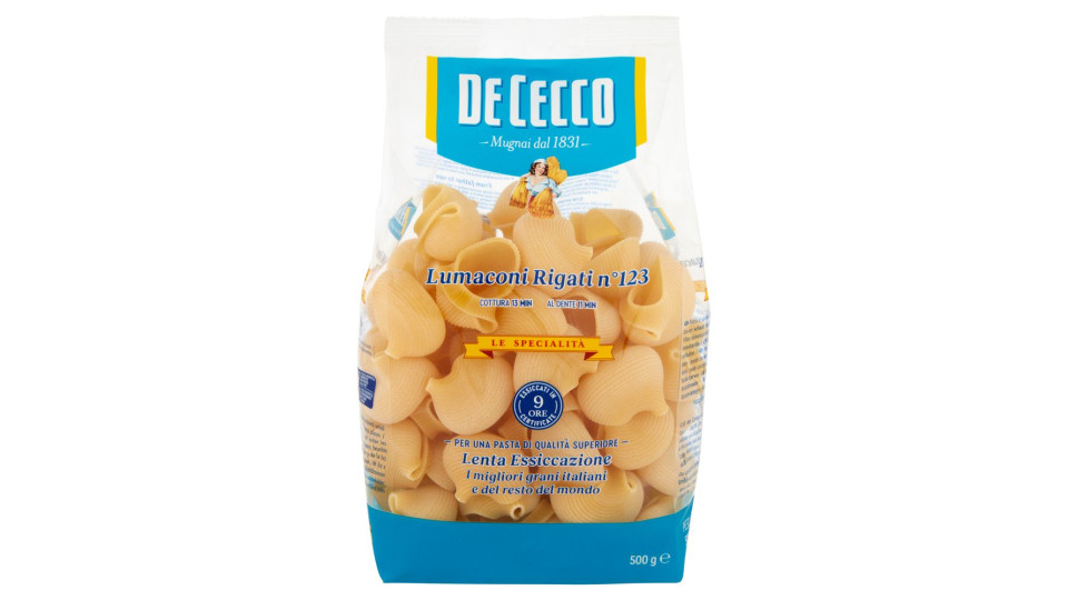 De Cecco Le Specialità Lumaconi rigati n° 123