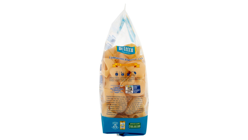 De Cecco Le Specialità Lumaconi rigati n° 123