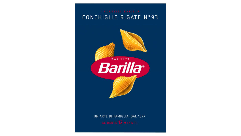 Barilla Conchiglie Rigate n.93