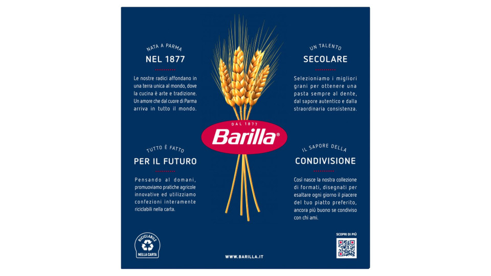 Barilla Pennette Rigate n.72 Cello