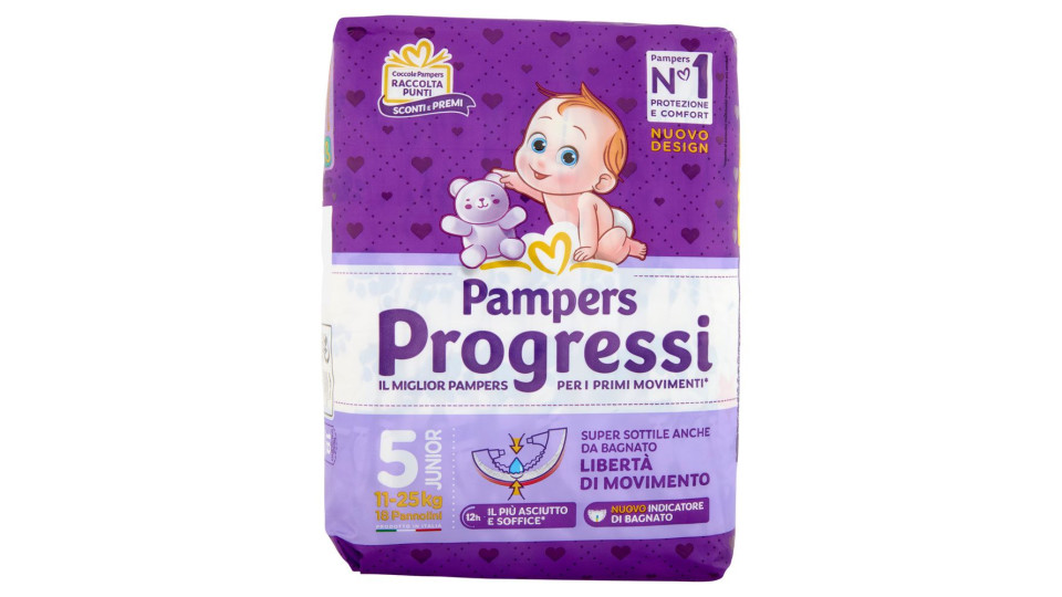 Pampers Progressi 5 junior 11-25Kg