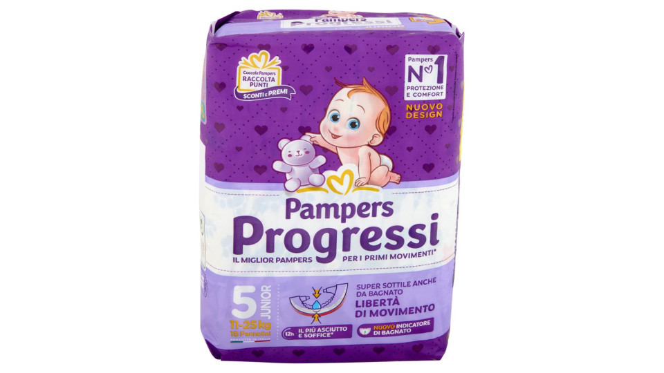 Pampers Progressi 5 junior 11-25Kg