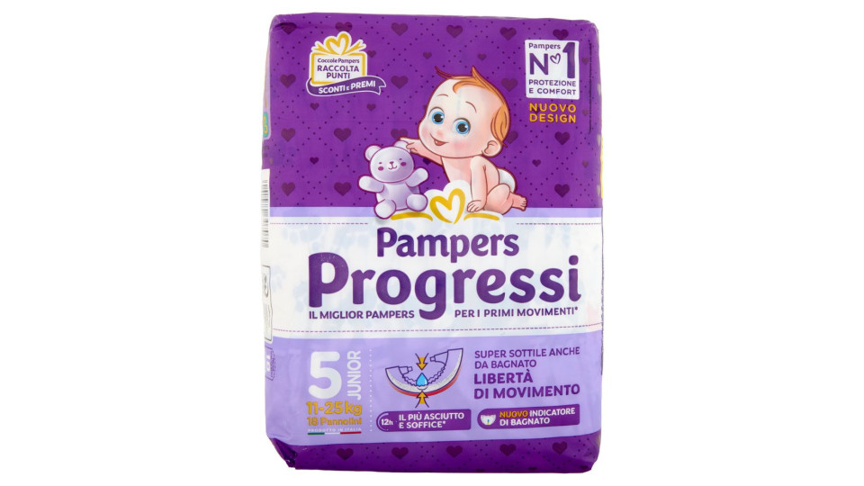 Pampers Progressi 5 junior 11-25Kg