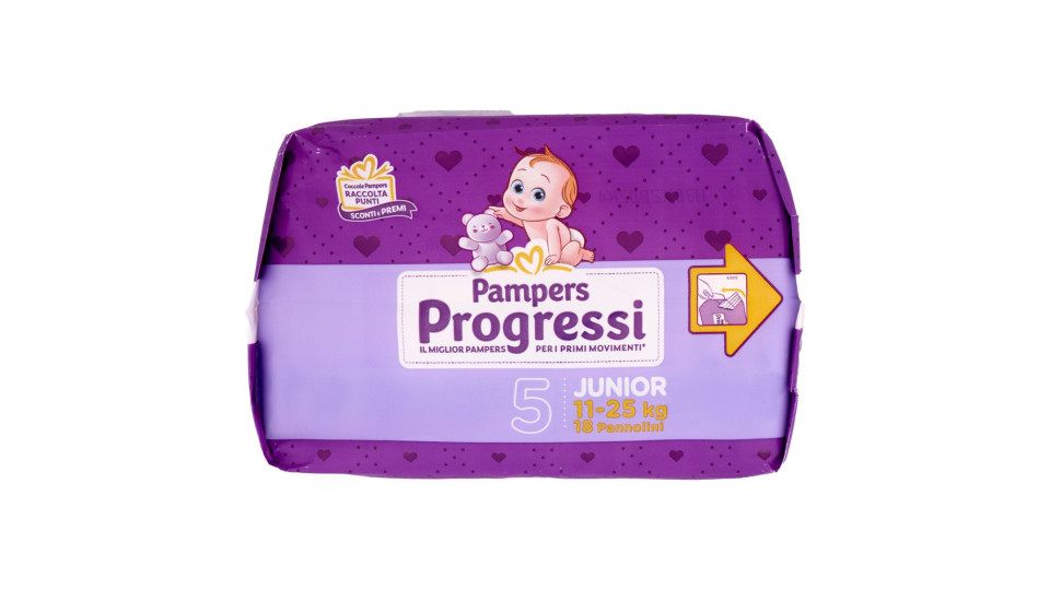 Pampers Progressi 5 junior 11-25Kg