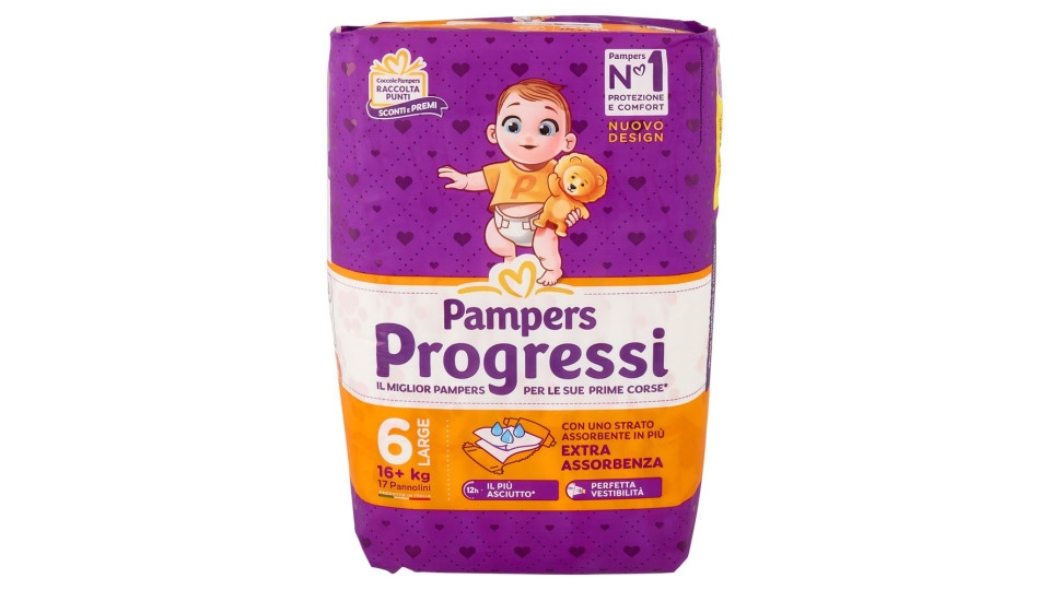 Pampers Progressi 5+ large 13-27Kg