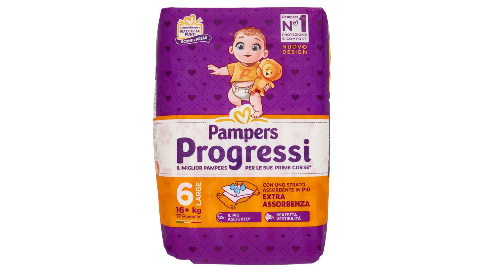 Pampers Progressi 5+ large 13-27Kg