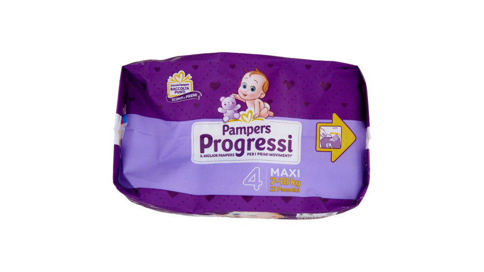 Pampers Progressi 4 maxi 7-18Kg