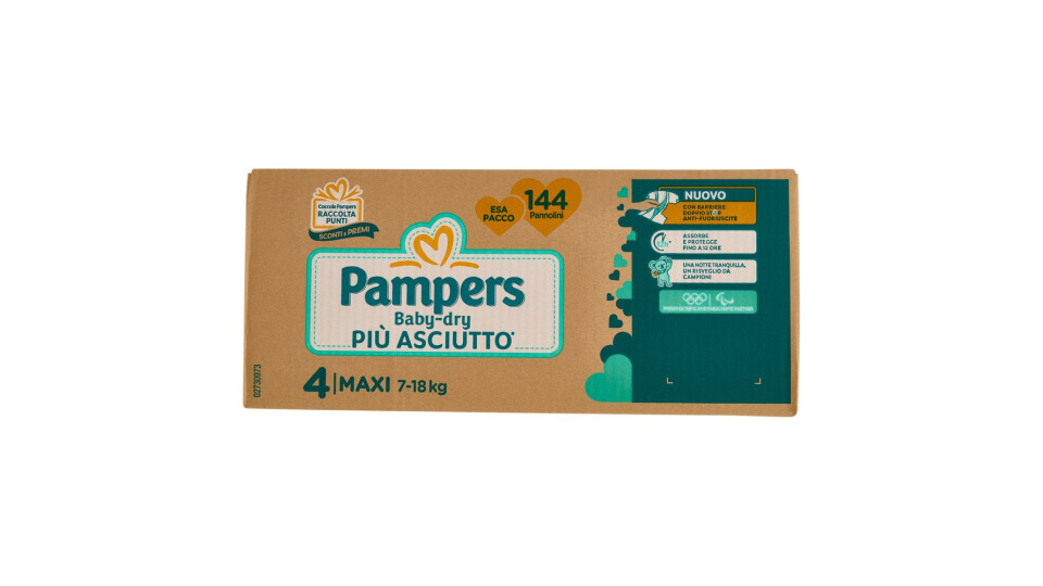 Pampers Baby-Dry 4 Maxi 7-18 kg