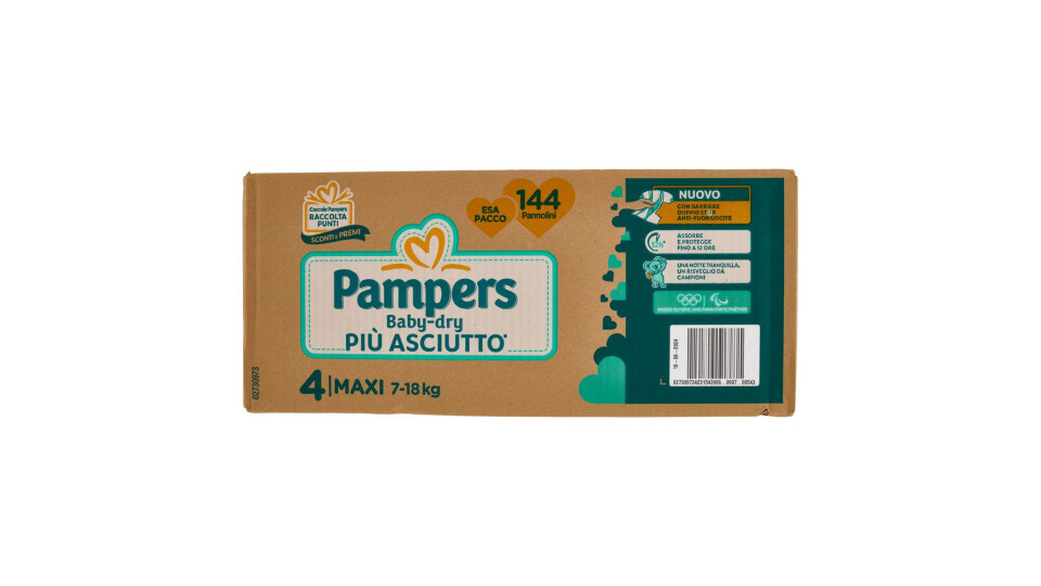 Pampers Baby-Dry 4 Maxi 7-18 kg
