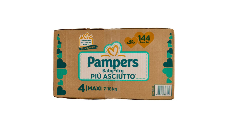Pampers Baby-Dry 4 Maxi 7-18 kg