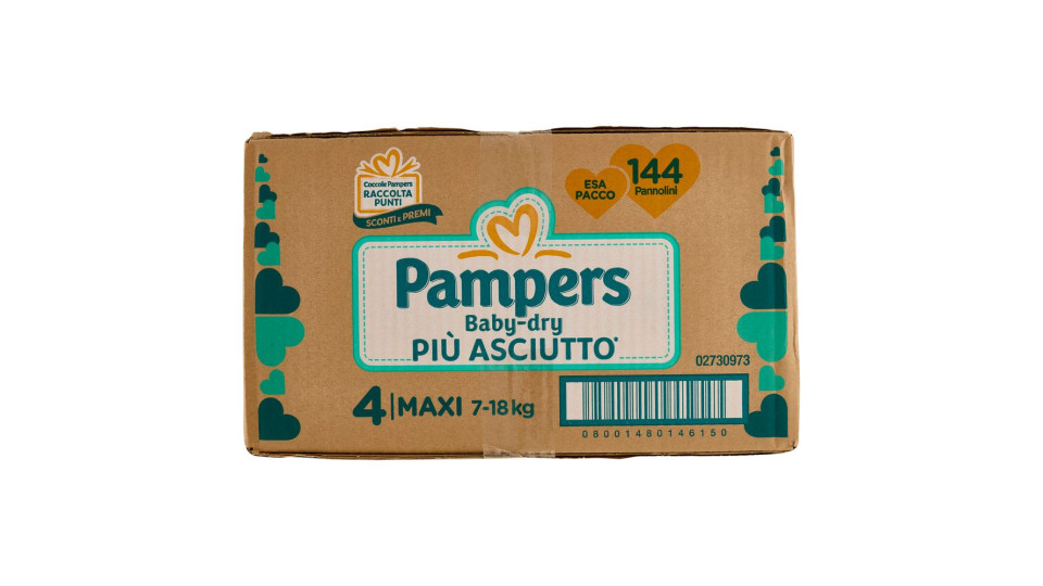 Pampers Baby-Dry 4 Maxi 7-18 kg