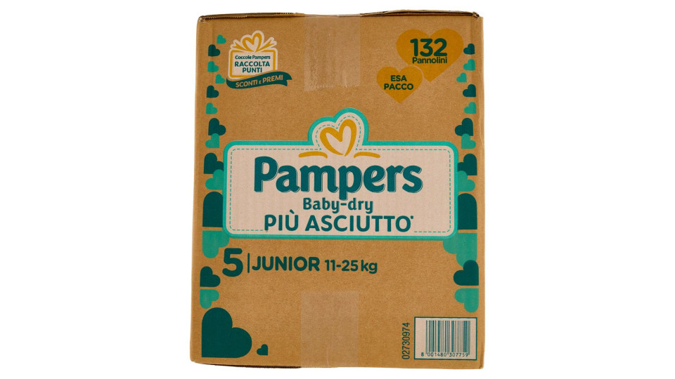 Pampers Baby-Dry 5 Junior 11-25 kg