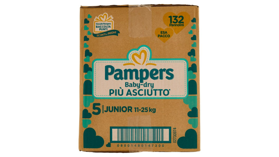 Pampers Baby-Dry 5 Junior 11-25 kg