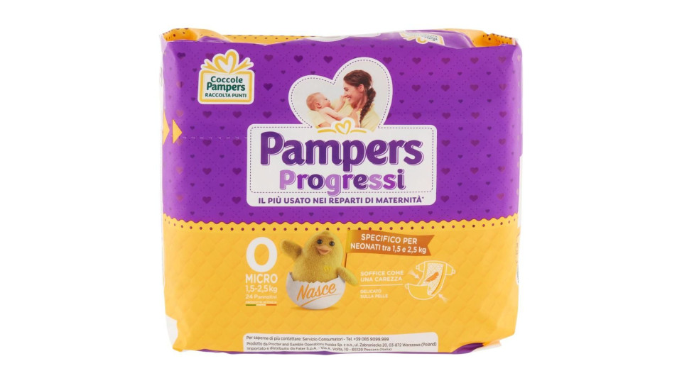 Pampers Progressi 0 micro