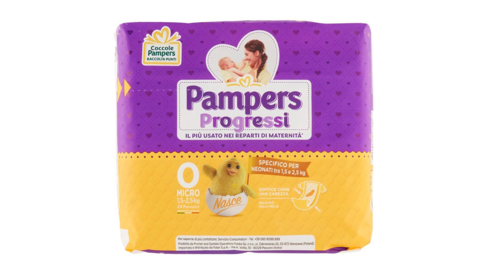 Pampers Progressi 0 micro