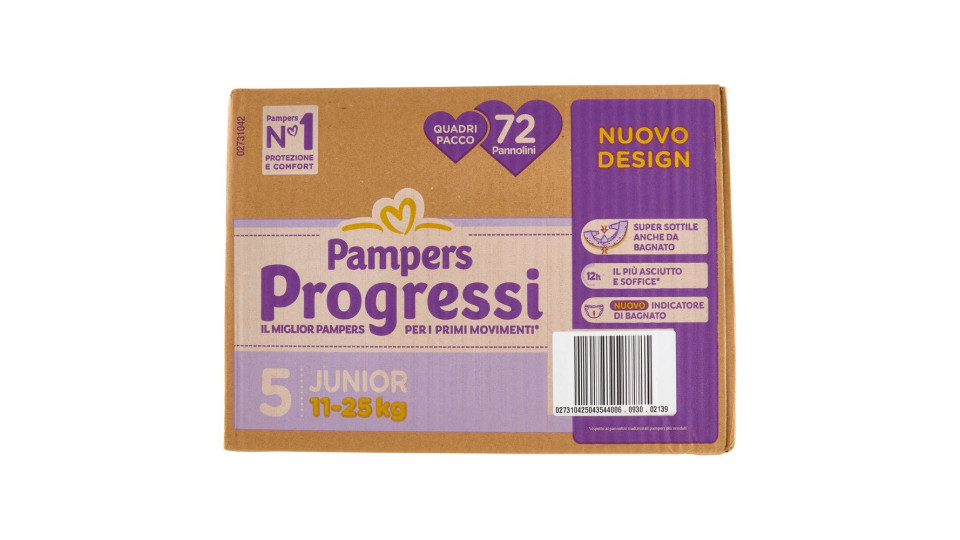 Pampers Progressi 5 Junior 11-25kg