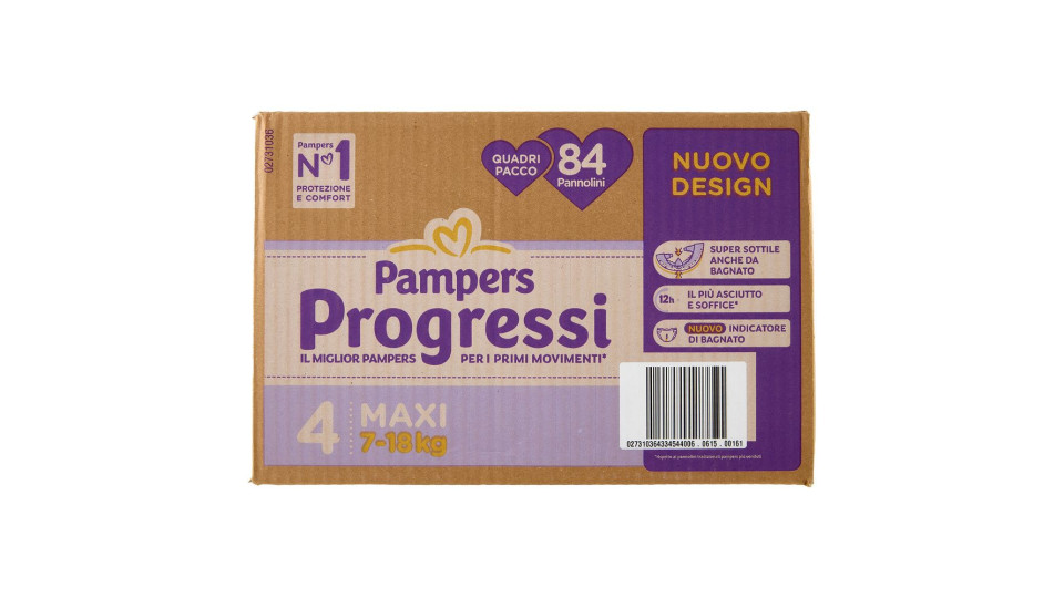 Pampers Progressi 4 Maxi 7-18kg
