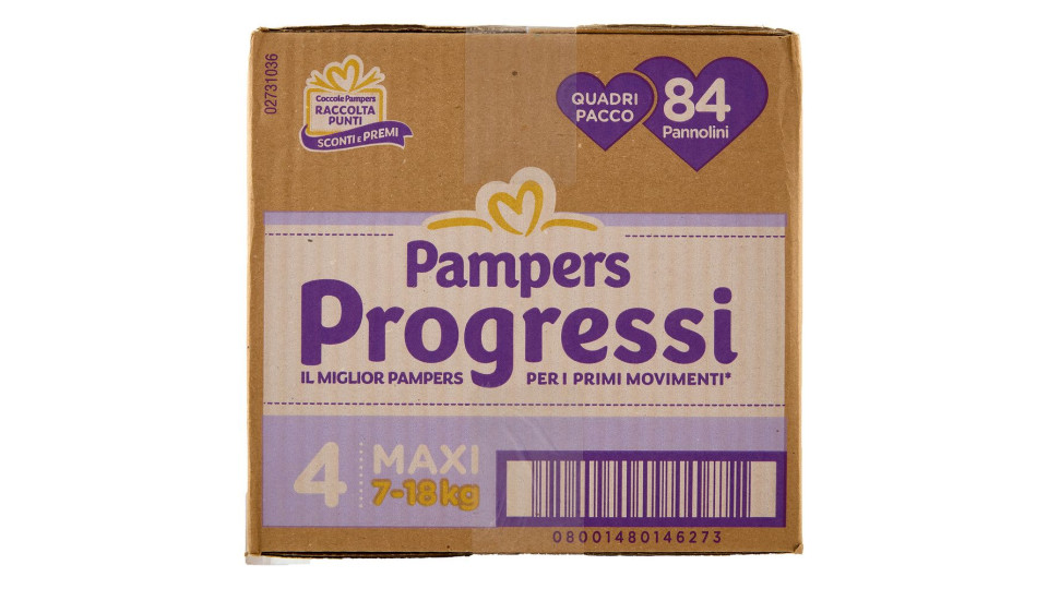 Pampers Progressi 4 Maxi 7-18kg