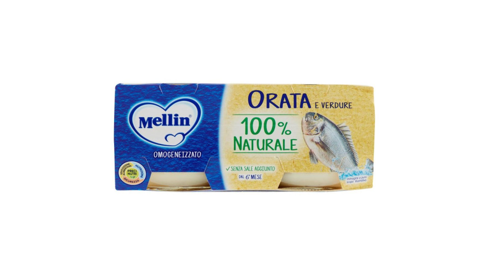 Mellin Orata e verdure Omogeneizzato