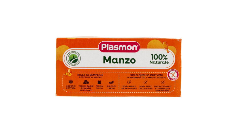 Plasmon Manzo Omogeneizzato con manzo e cereale