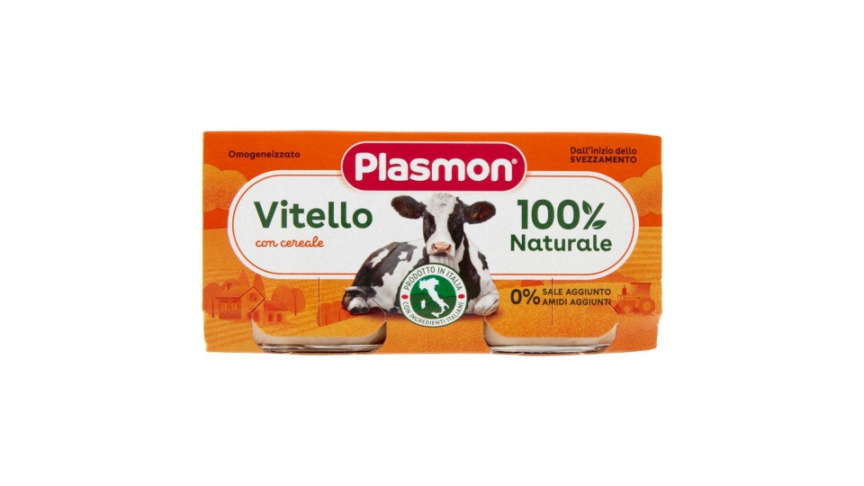 Plasmon Vitello Omogeneizzato con vitello e cereale