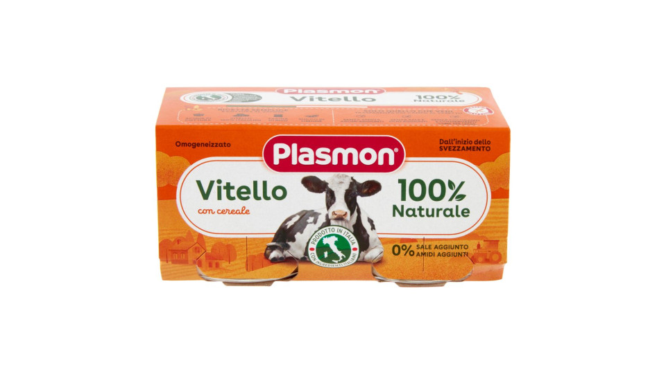 Plasmon Vitello Omogeneizzato con vitello e cereale