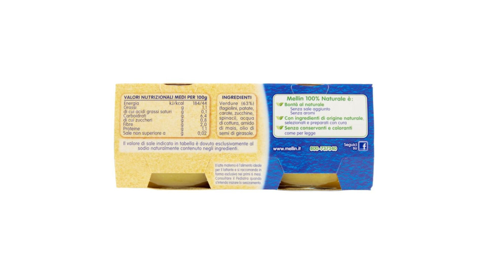 Mellin Verdure miste Omogeneizzato