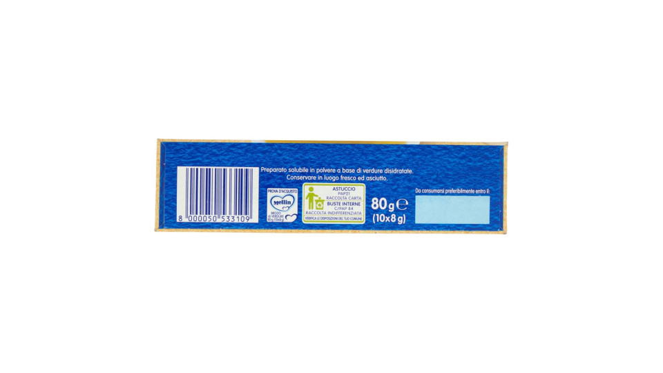 Mellin Brodo di verdure 10 bustine monodose