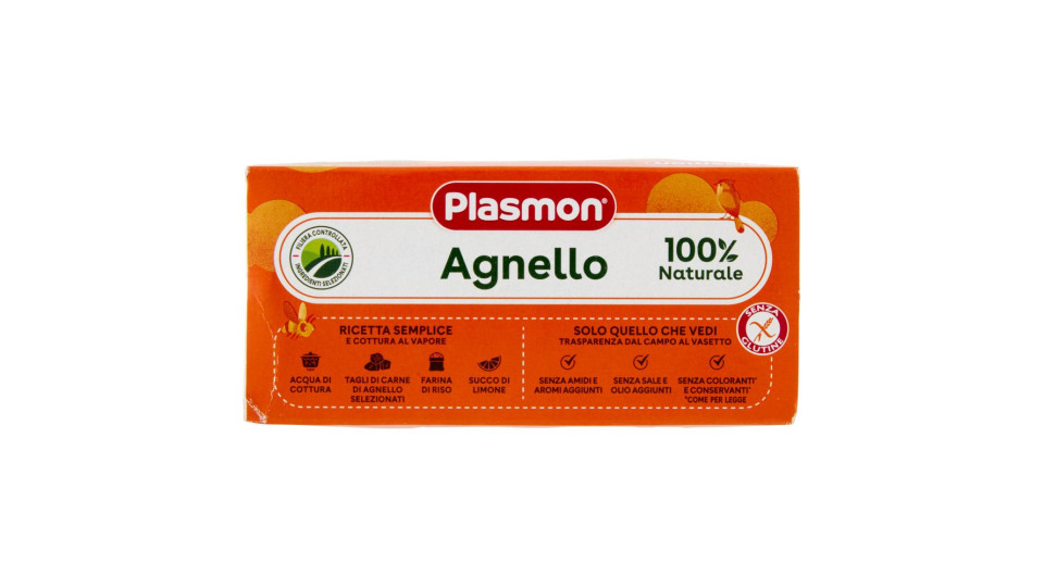 Plasmon Agnello omogeneizzato con carne e cereale