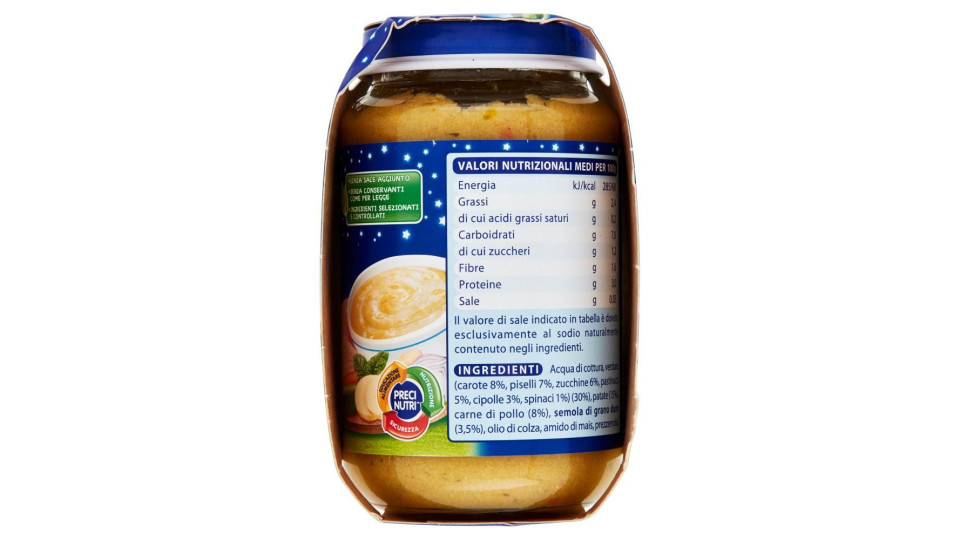 Mellin Pappa Completa Verdure, Semolino e Pollo