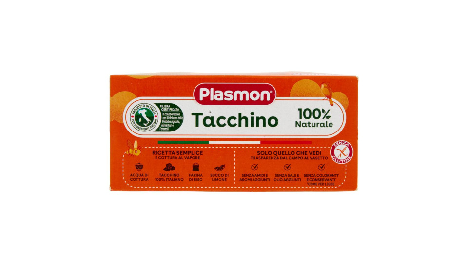 Plasmon Tacchino Omogeneizzato con tacchino e cereale