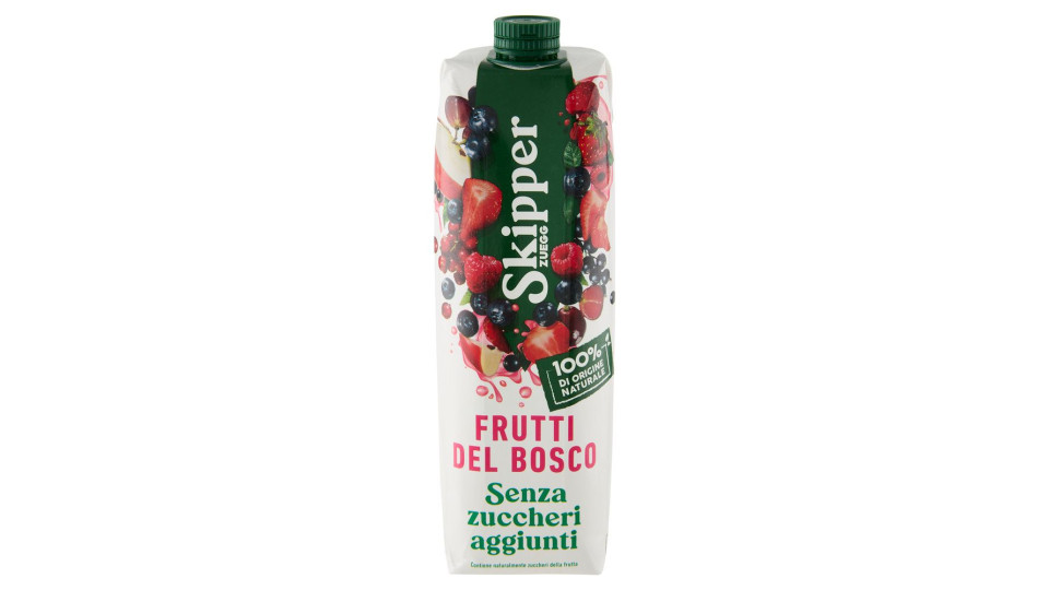 Zuegg Skipper Senza Zuccheri Aggiunti* Frutti del Bosco