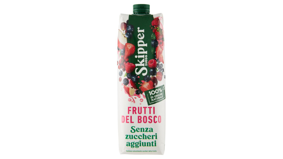 Zuegg Skipper Senza Zuccheri Aggiunti* Frutti del Bosco