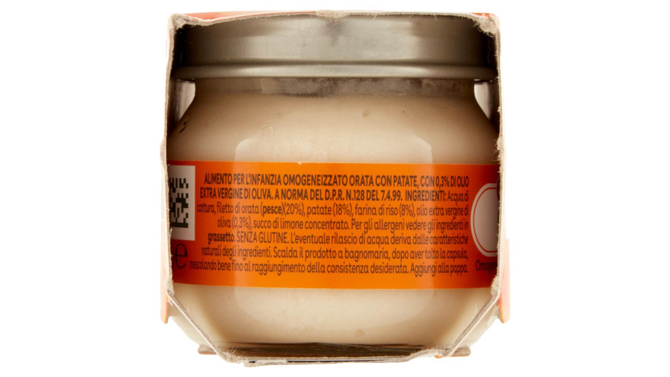 Plasmon	Orata con patate omogeneizzato
